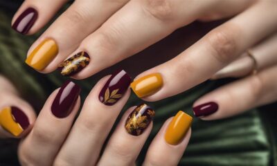 short nails fall designs