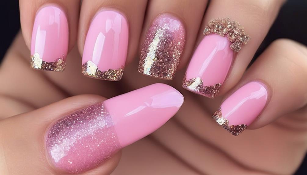 sparkling nail design ideas