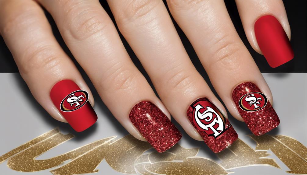 sparkly san francisco 49ers