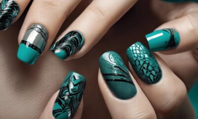 top 10 teal nails