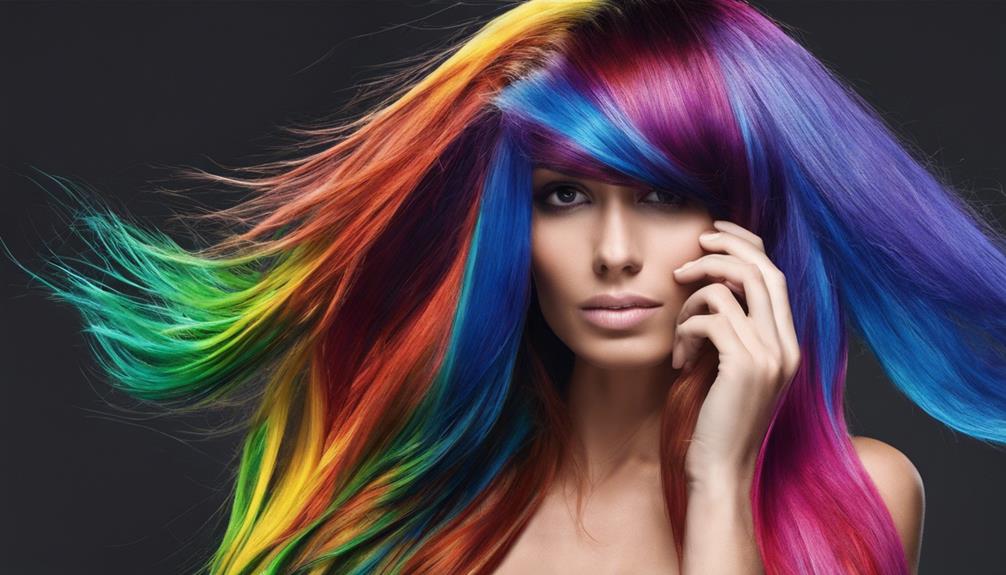 vibrant hair with clarifying shampoo