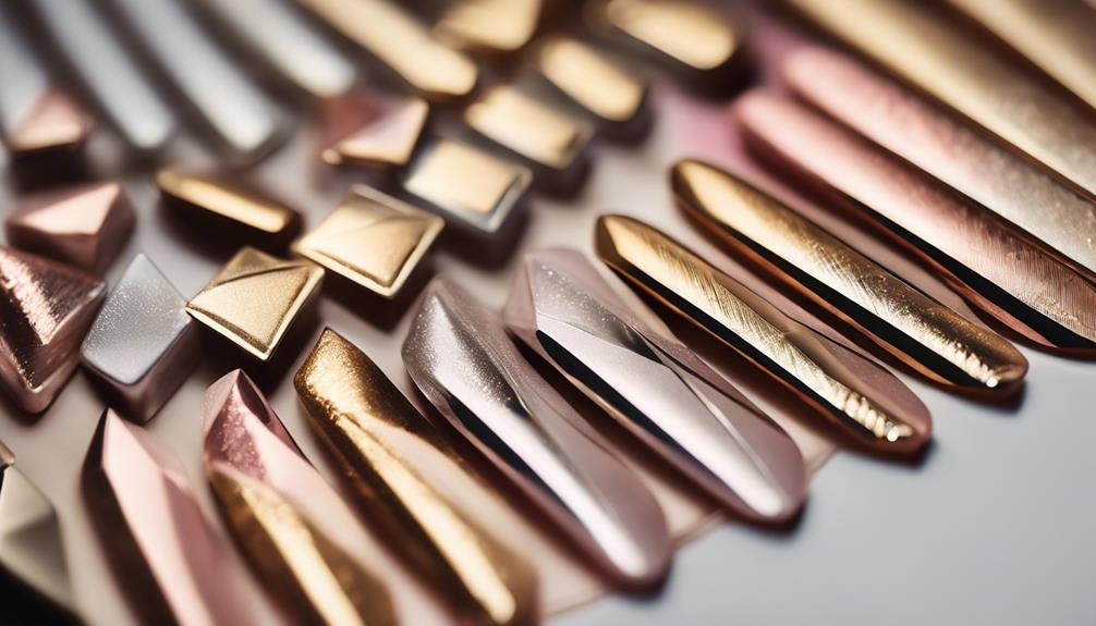 abstract metal decor details