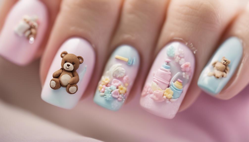 adorable nail art theme