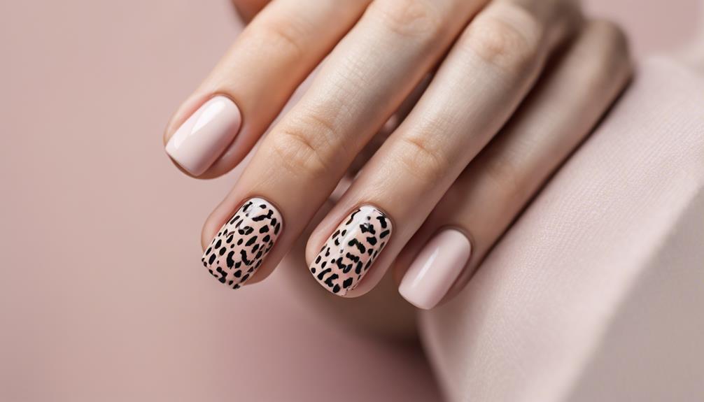 animal print details throughout