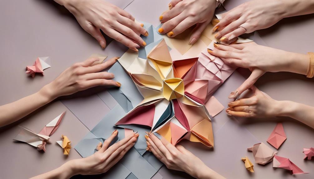 artists working together creatively