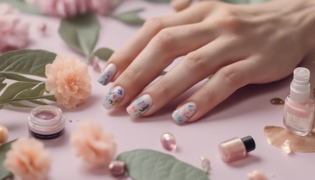 blooming nail art designs