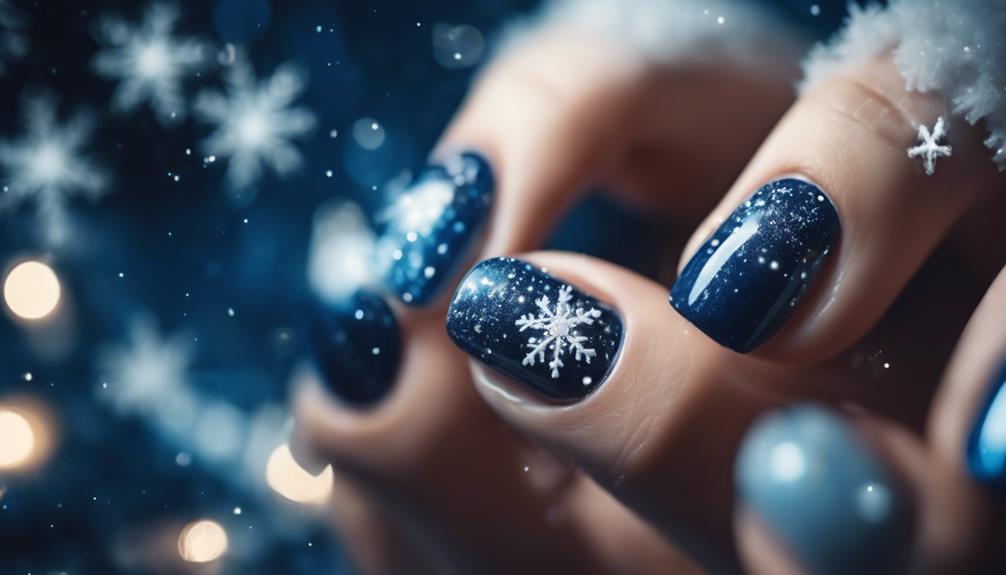 captivating snowy evening beauty