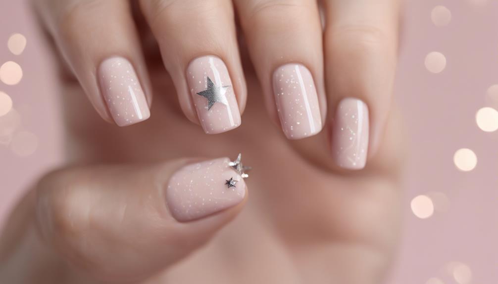 chic and simple nail art