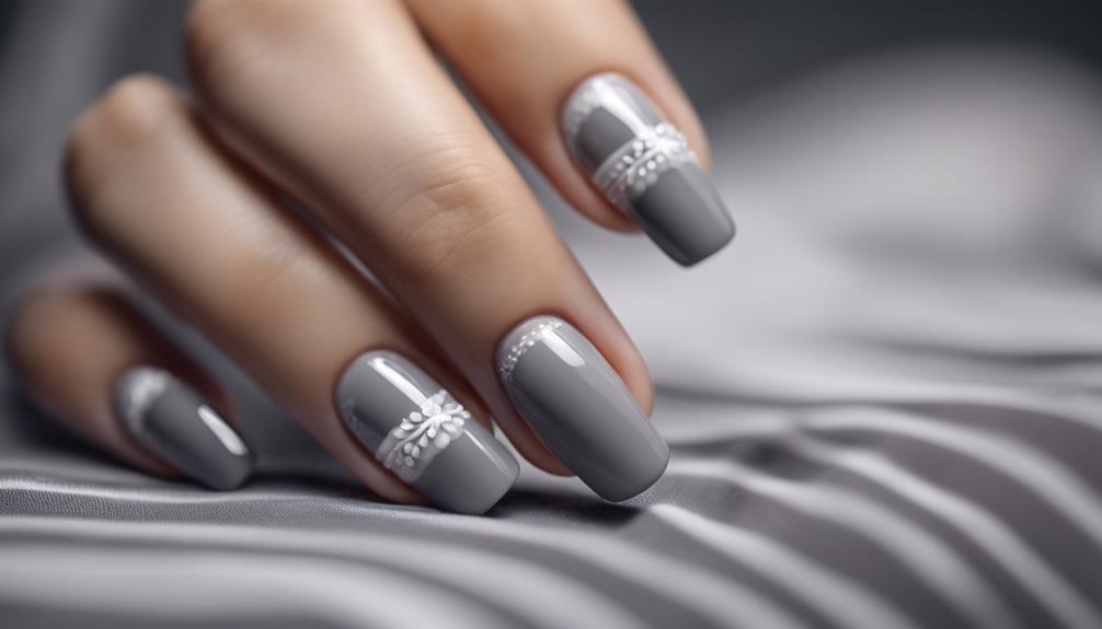 chic gray nail polish