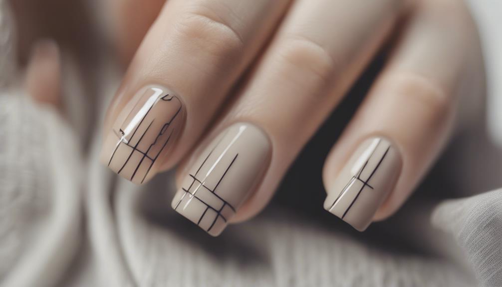 chic nail art simplicity