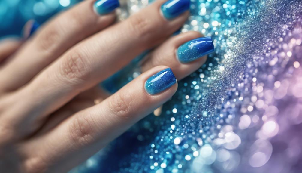 chic ocean inspired nail art