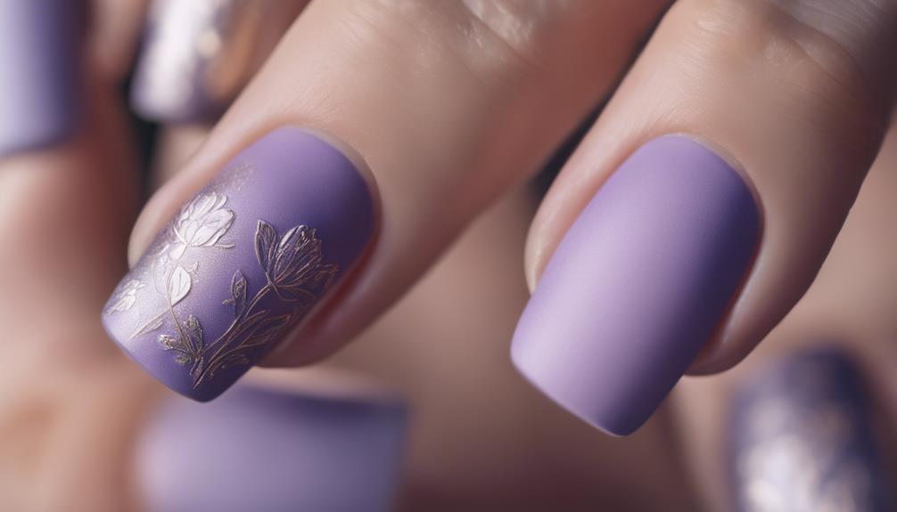 chic pastel nail color