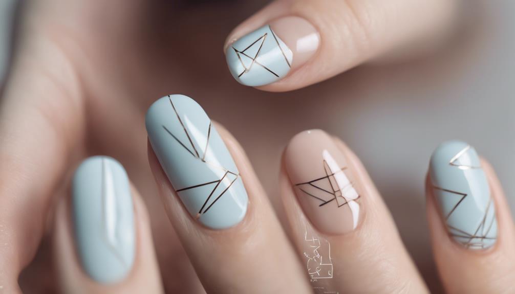 chic simple nail designs