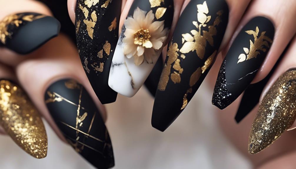 coffin nail design ideas