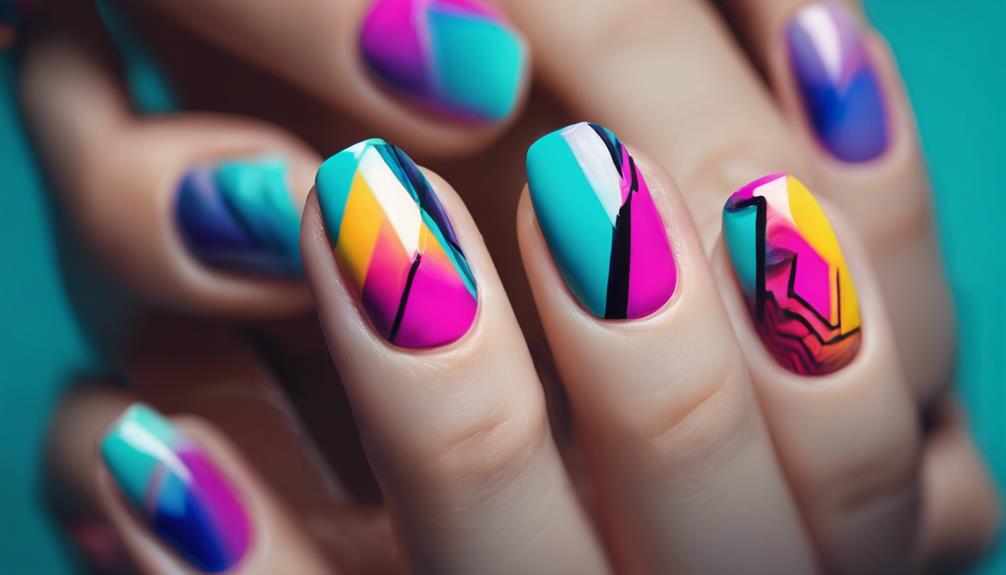 colorful geometric designs showcased