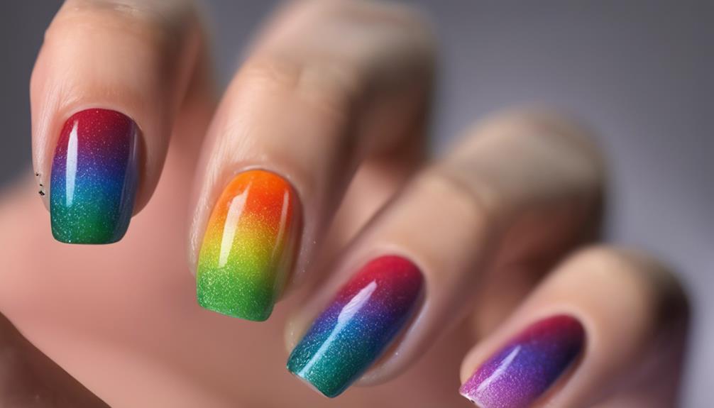 colorful gradient in fashion