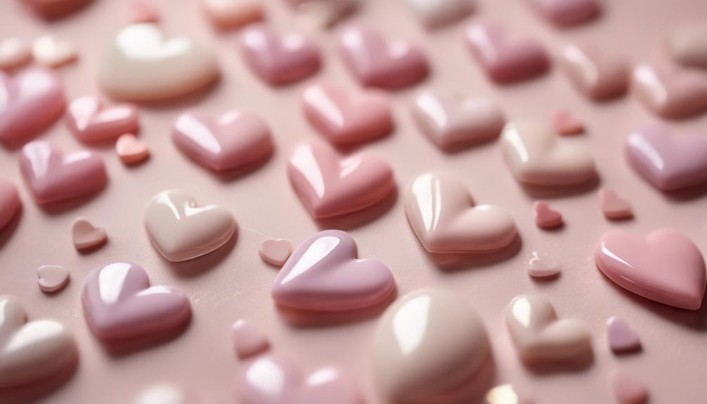 creating heart shaped confections
