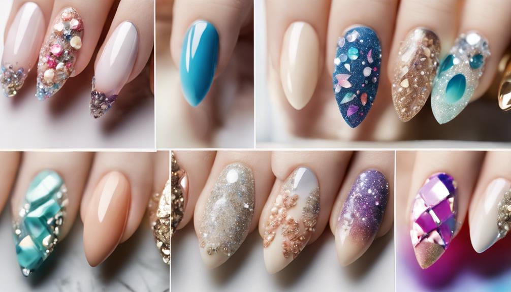 creative almond nail designs