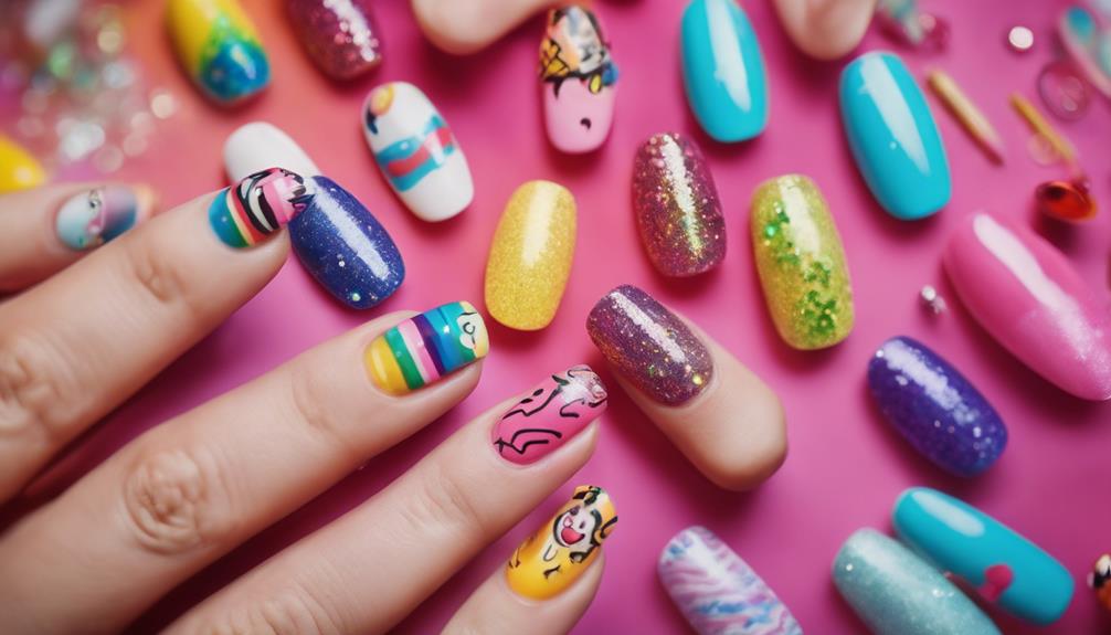 creative nail designs for kids