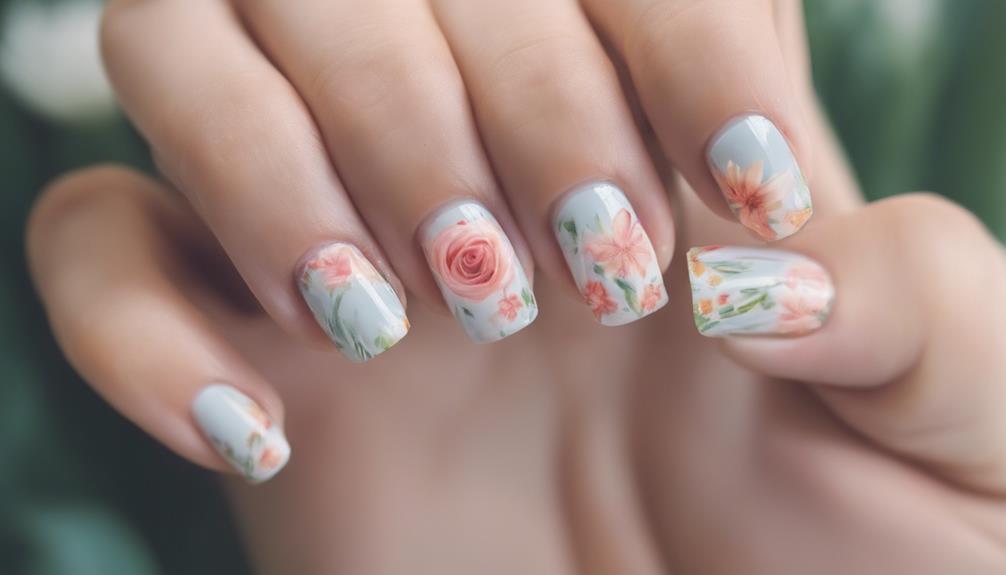 creative spring nail design