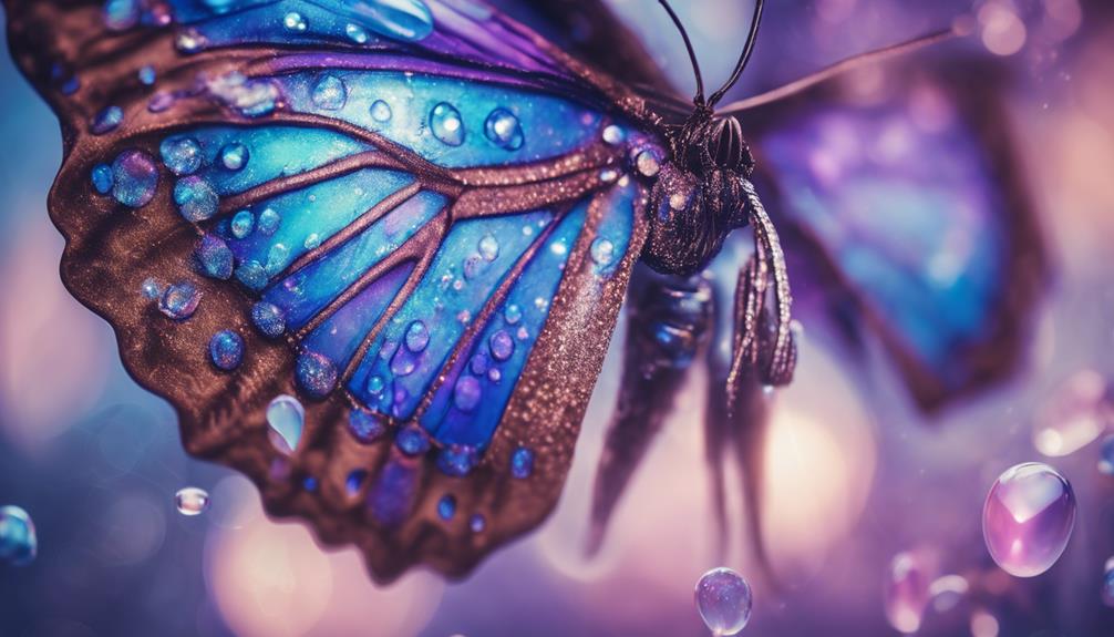 delicate butterfly wings texture