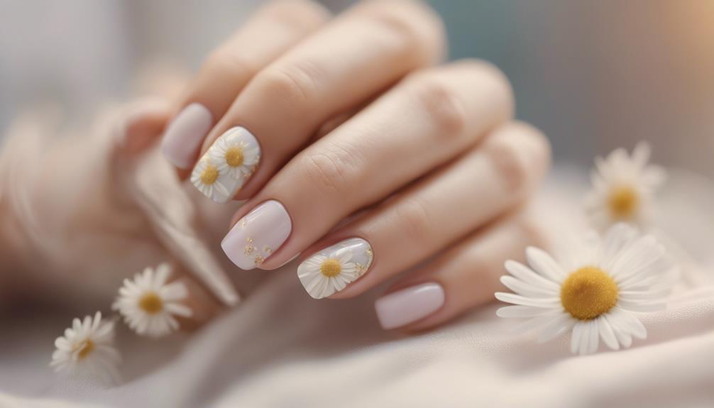 delicate cheerful flowers bloom