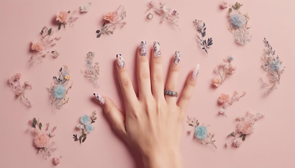 delicate intricate nail art