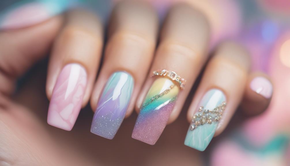 dreamy pastel color palette