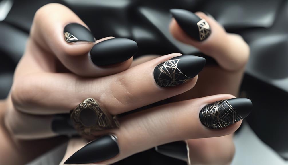 edgy nail art inspiration