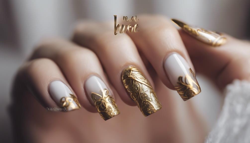 elegant and timeless nail design