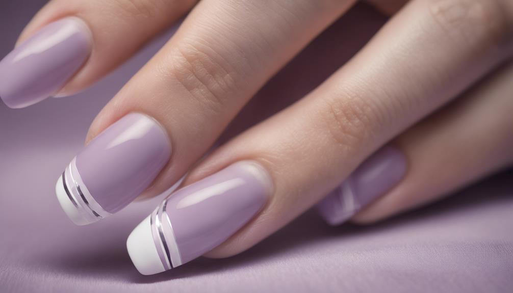 elegant french manicure update