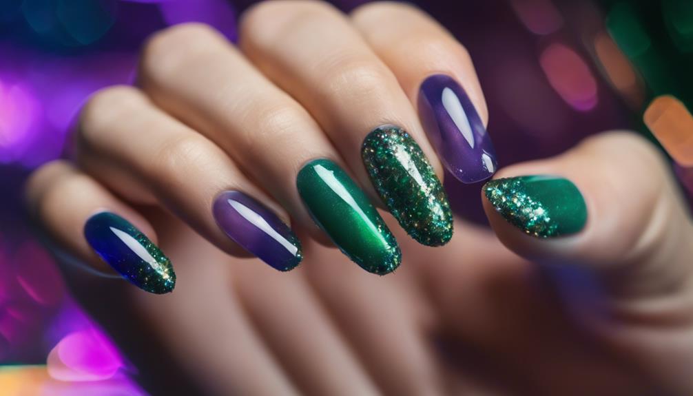 elegant manicure with flair