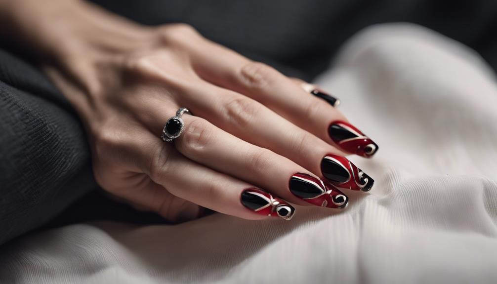 elegant manicure with flair