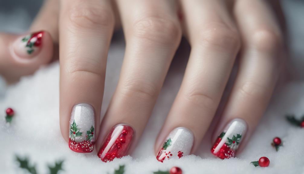 festive christmas nail art