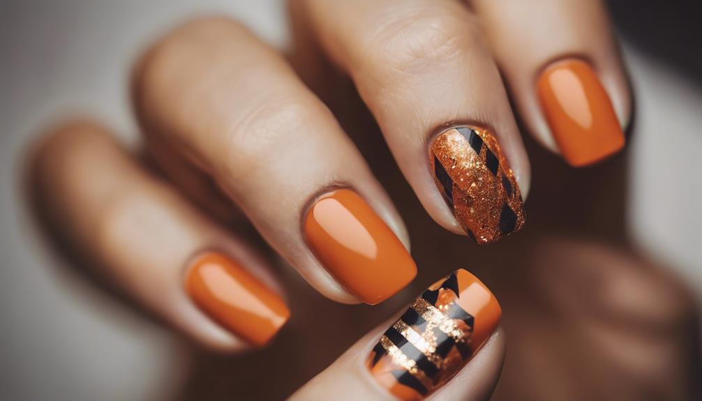 festive fall nail art