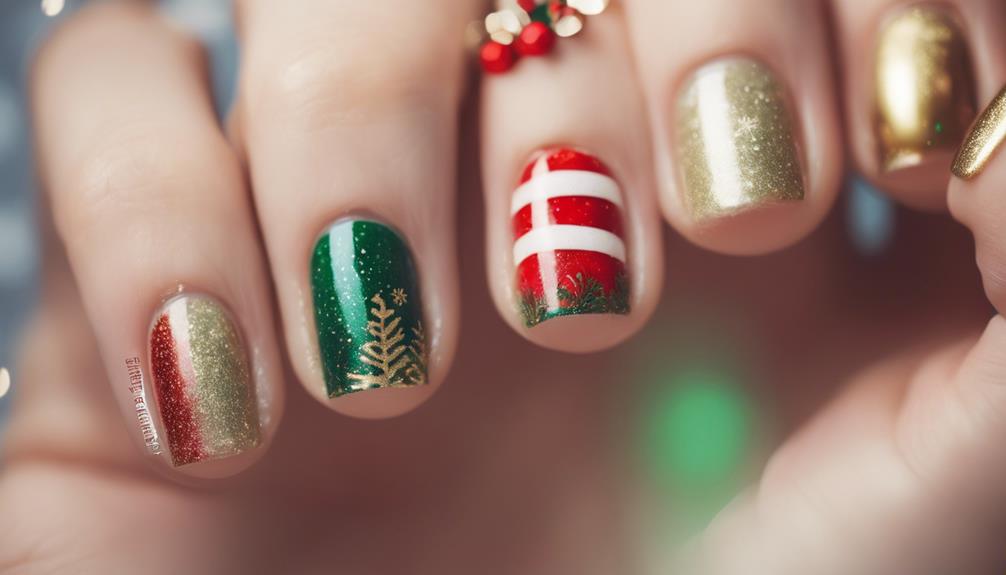 festive holiday nail designs