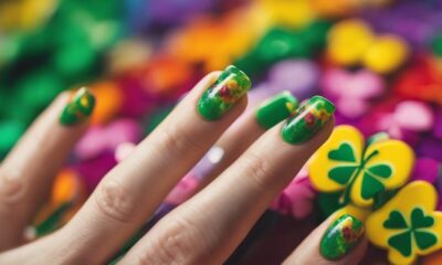 festive march nail art