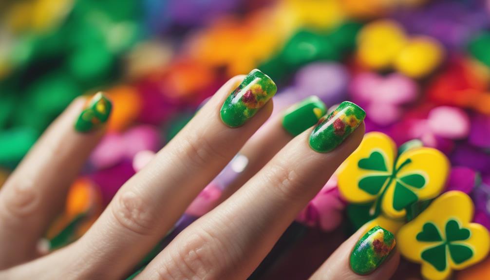 festive march nail art