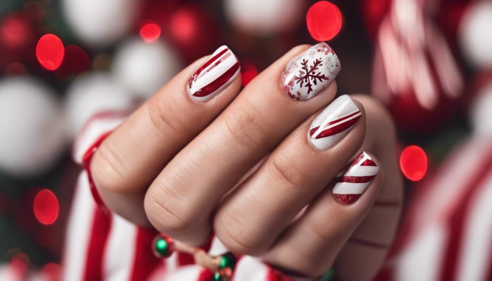 festive season nail art