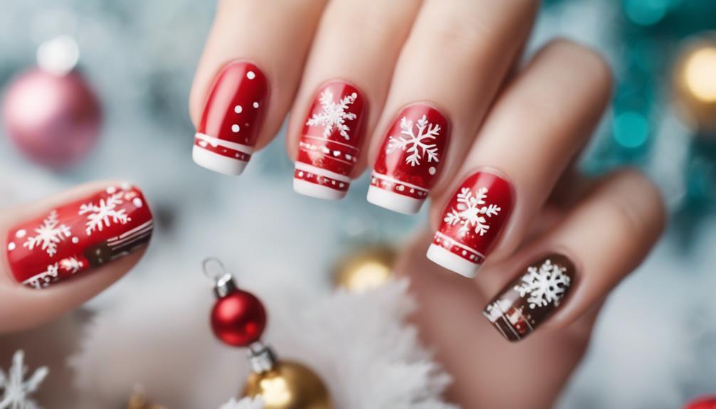 festive winter nail designs