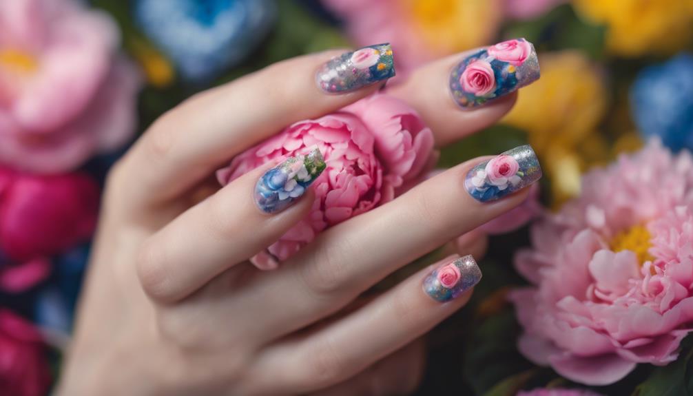 floral nail art designs