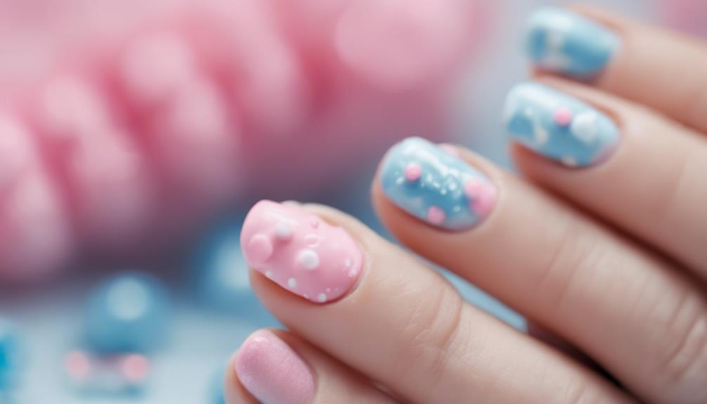gender reveal nail polish