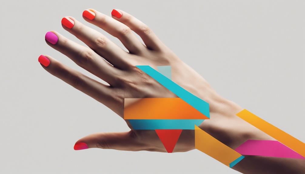 geometric nail art designs