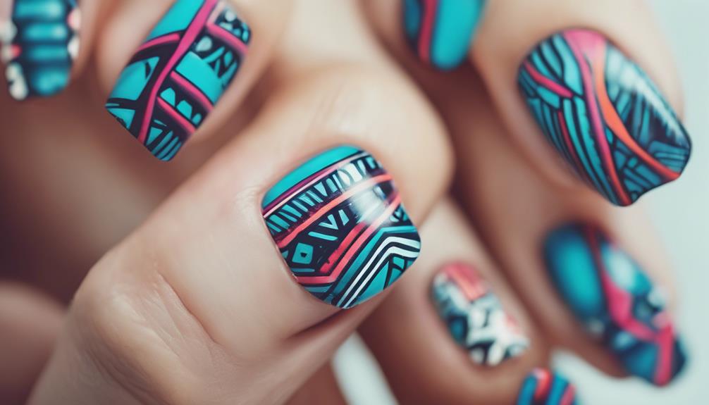 geometric nail art inspiration