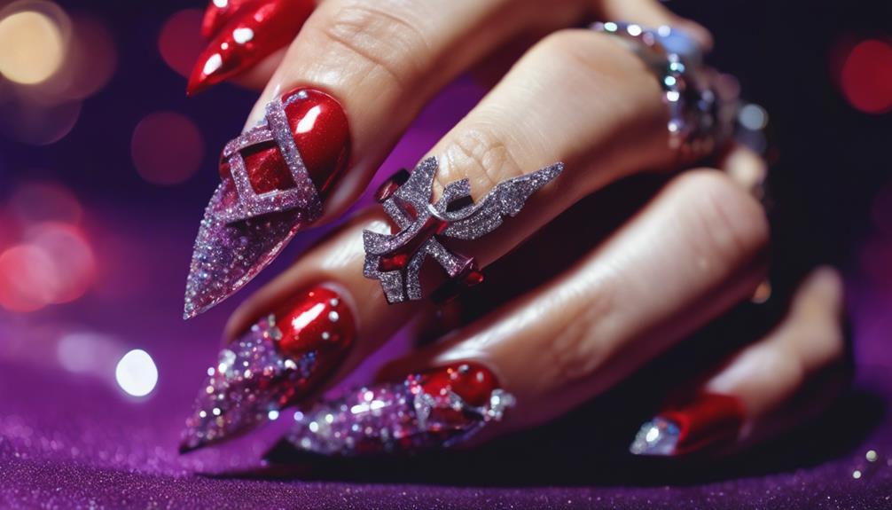 gyaru style fake nails