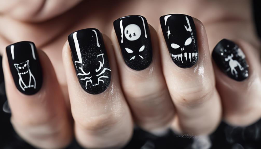 halloween nail design ideas