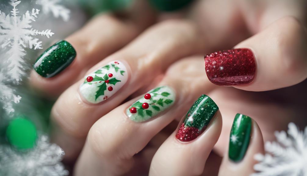 holiday nail art design