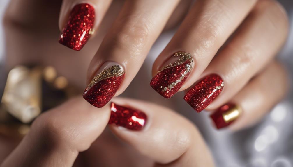 holiday nail art tutorial