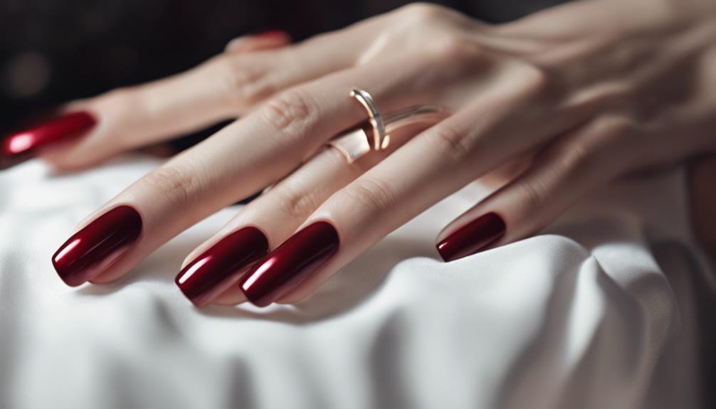 iconic red nail polish