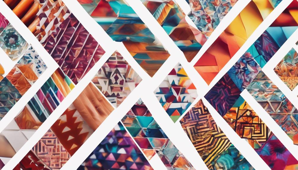 intricate geometric design elements